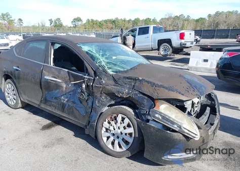 2014 Nissan Sentra Sv из США, поврежденный, VIN 3N1AB7AP5EY315556